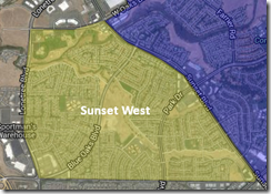 Sunset West Map